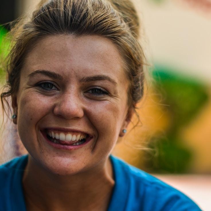 Portrait of Nova, group coordinator and fusion cooking expert